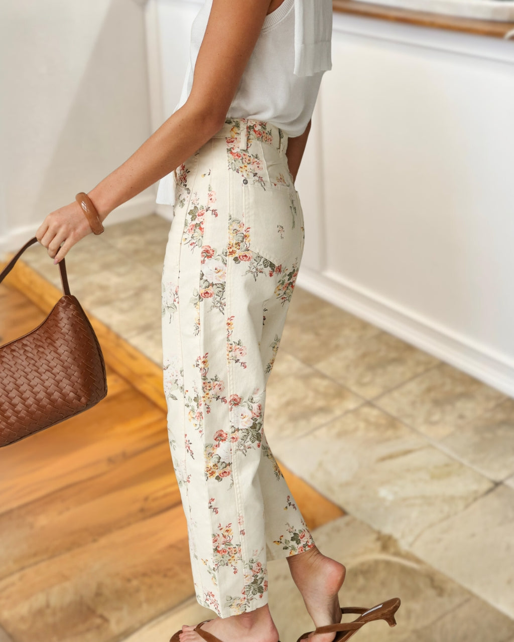 Elegant Simple Floral Pant