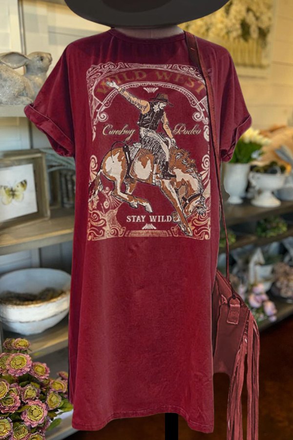 Stay Wild Tee Dress