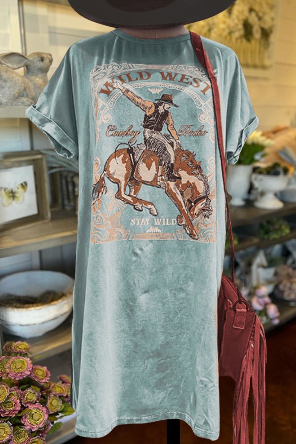 Stay Wild Tee Dress