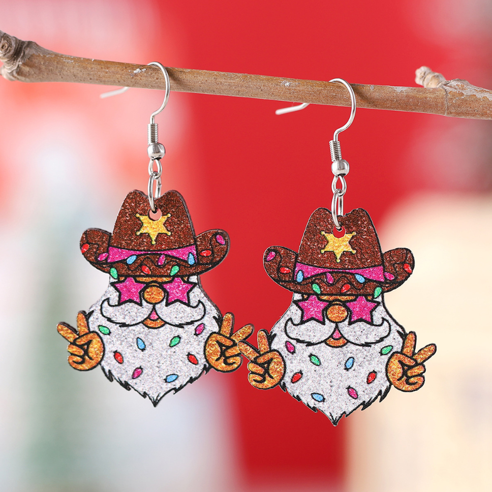 Santa Claus Trim Earrings