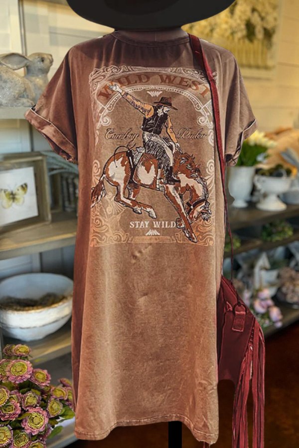 Stay Wild Tee Dress